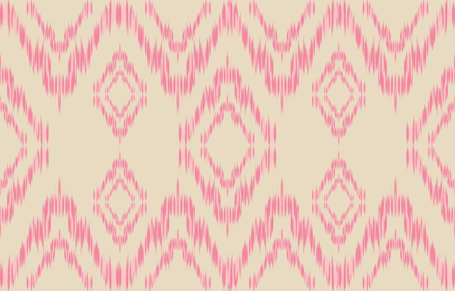 fabric ikat seamless pattern geometric ethnic traditional embroidery style.Design for background,carpet,mat,sarong,clothing,Vector illustration. vector