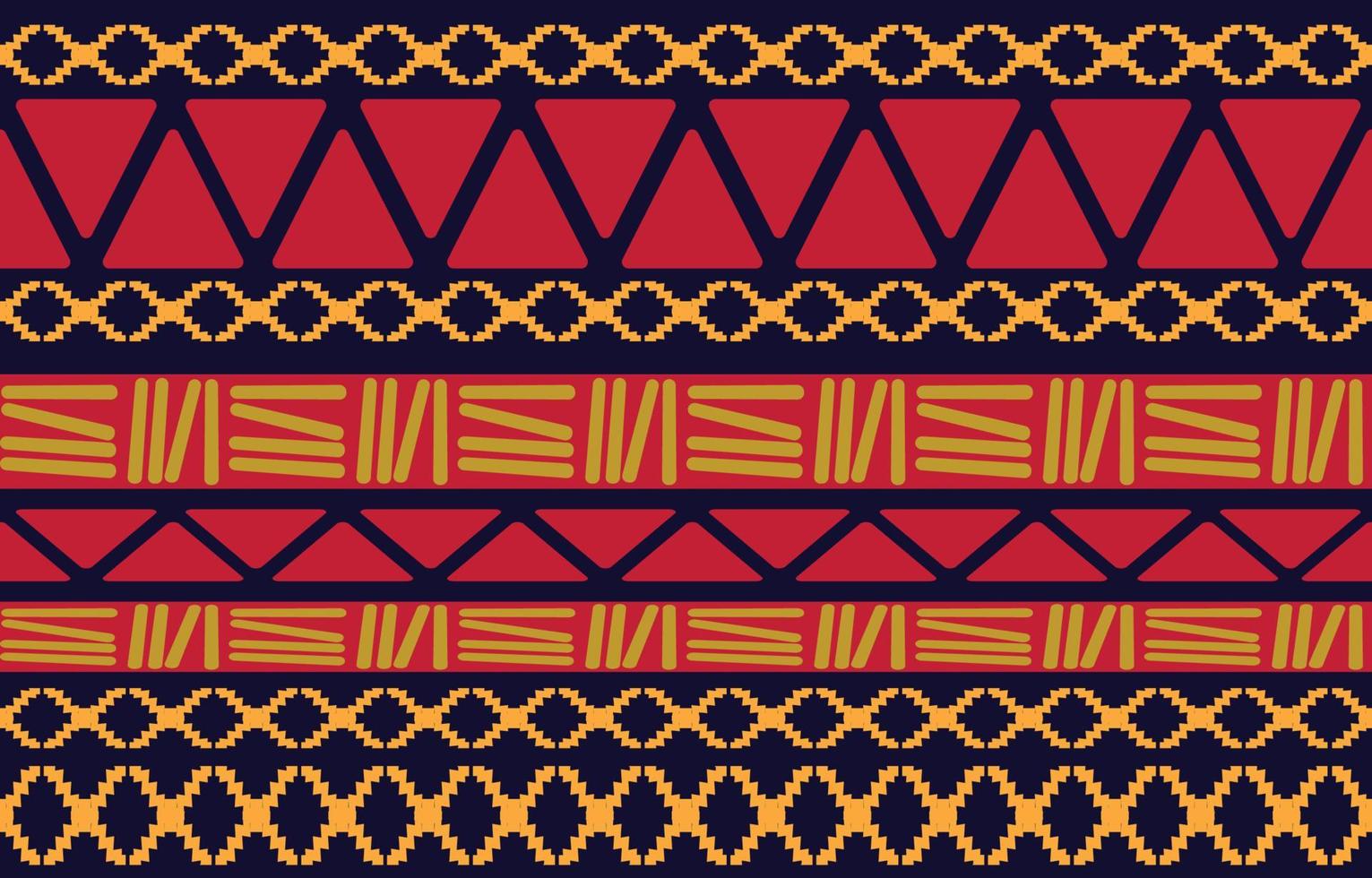 patrón étnico tribal oriental geométrico diseño de fondo tradicional para alfombra, papel pintado, ropa, envoltura, batik, tela, estilo de bordado de ilustración vectorial. vector
