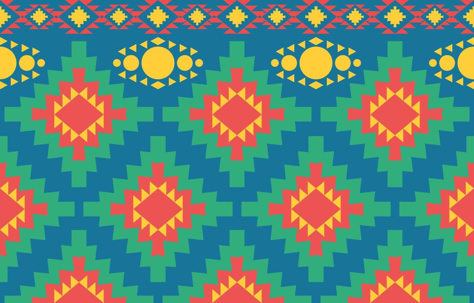 Navajo native american fabric seamless pattern,geometric tribal ethnic traditional background, design elements, design for carpet,wallpaper,clothing,rug,interior,embroidery vector illustration.