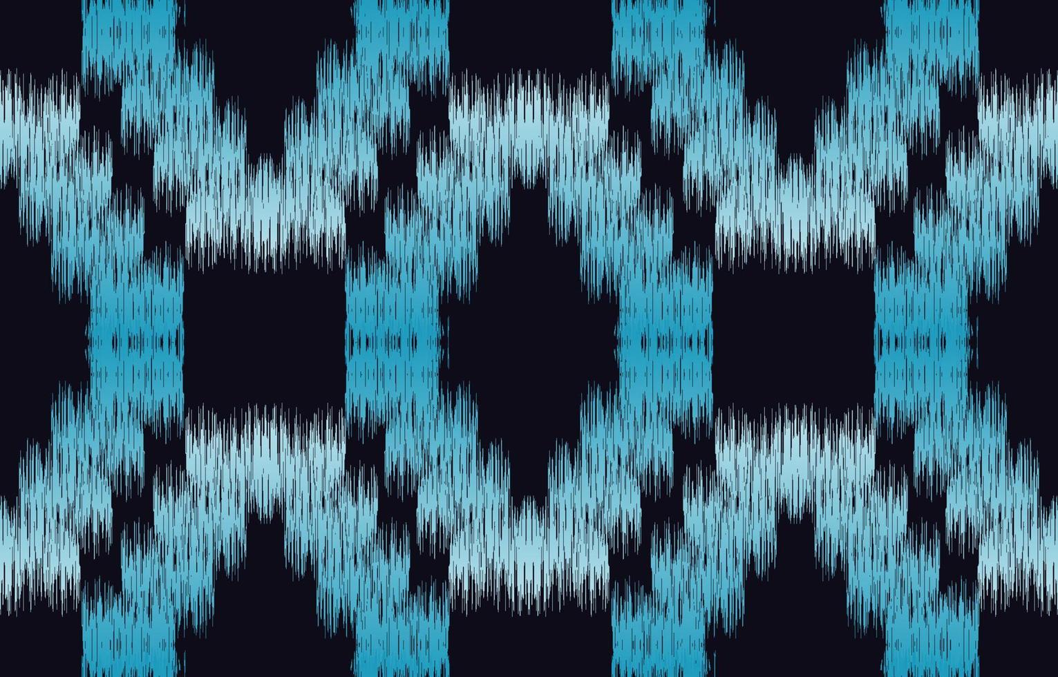 fabric ikat seamless pattern geometric ethnic traditional embroidery style.Design for background,carpet,mat,sarong,clothing,Vector illustration. vector
