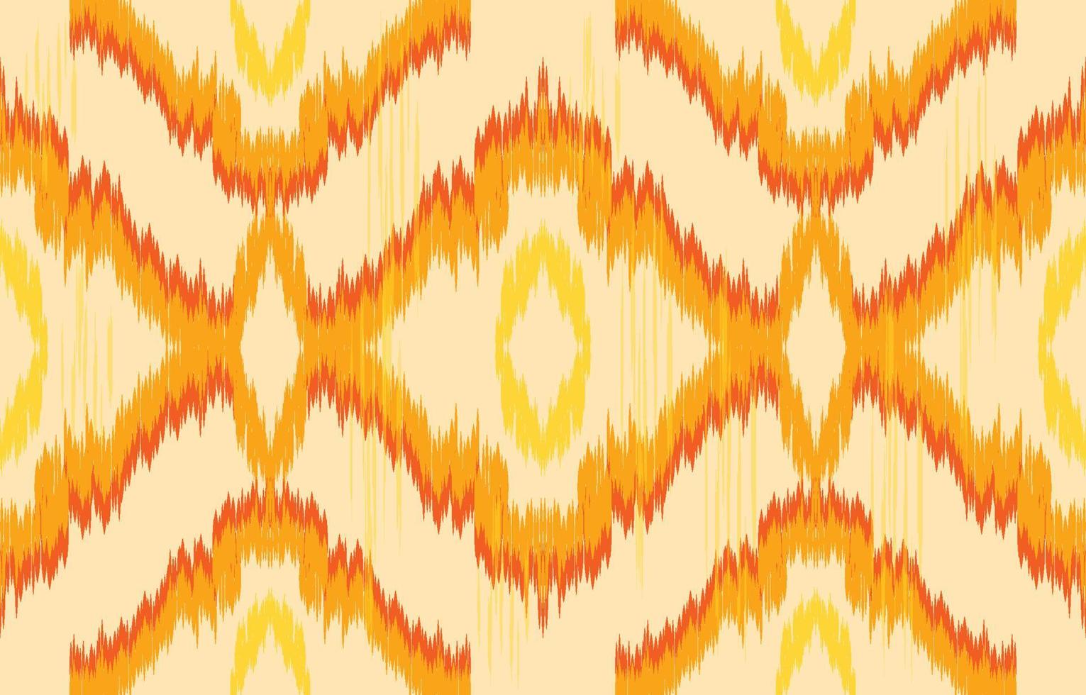 tela ikat de patrones sin fisuras estilo de bordado tradicional étnico geométrico. diseño para fondo, alfombra, estera, sarong, ropa, ilustración vectorial. vector