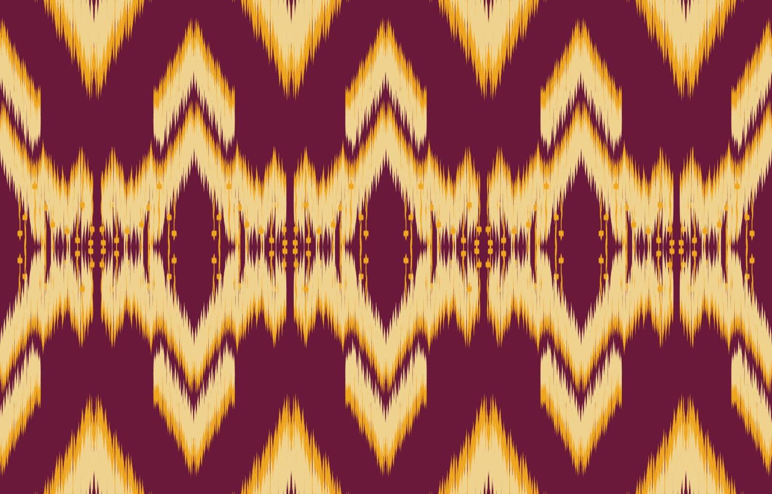fabric ikat seamless pattern geometric ethnic traditional embroidery style.Design for background,carpet,mat,sarong,clothing,Vector illustration. vector
