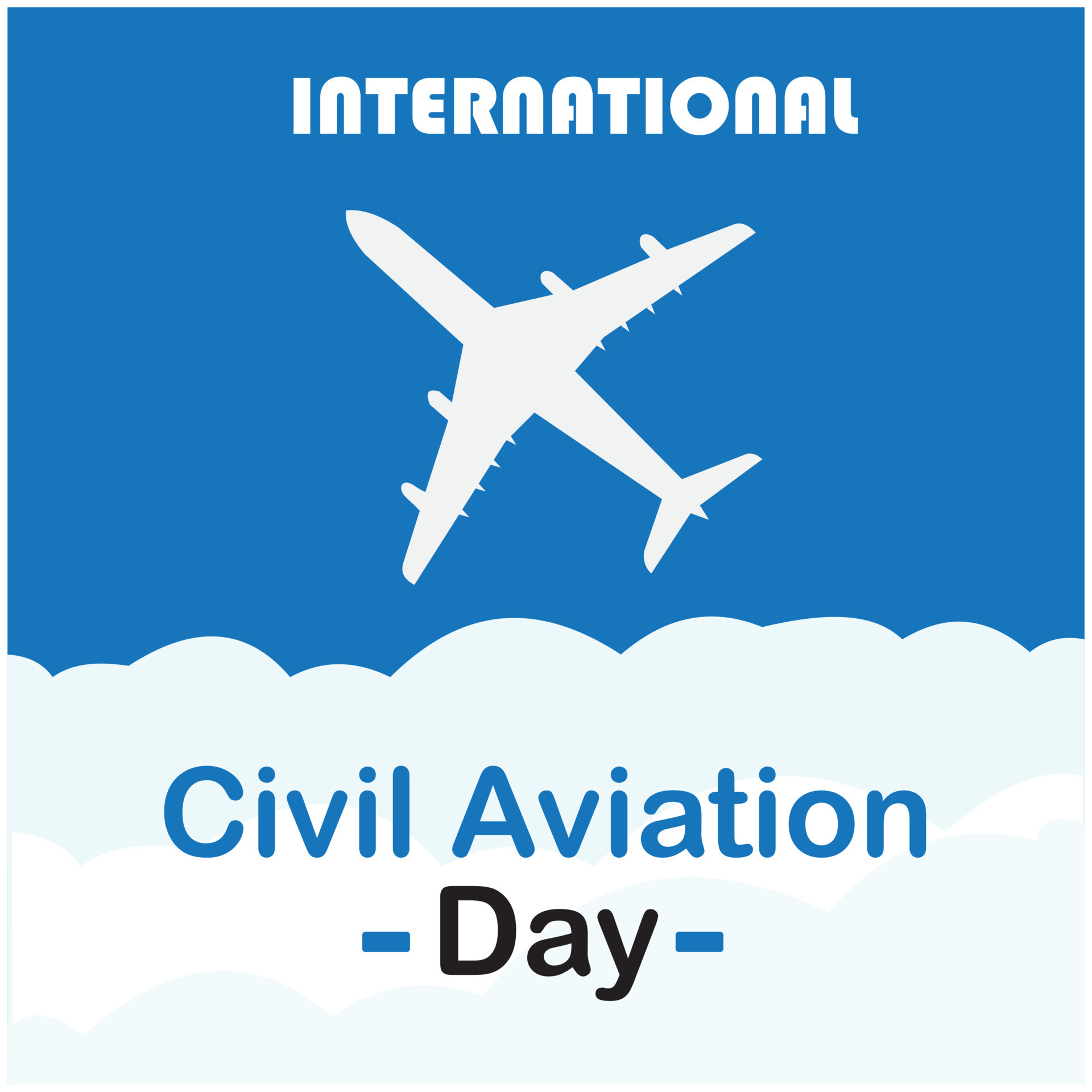 international civil aviation day chart. international flight day