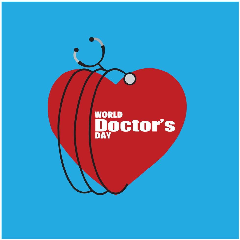 World Doctor's Day. simple and elegant design vector