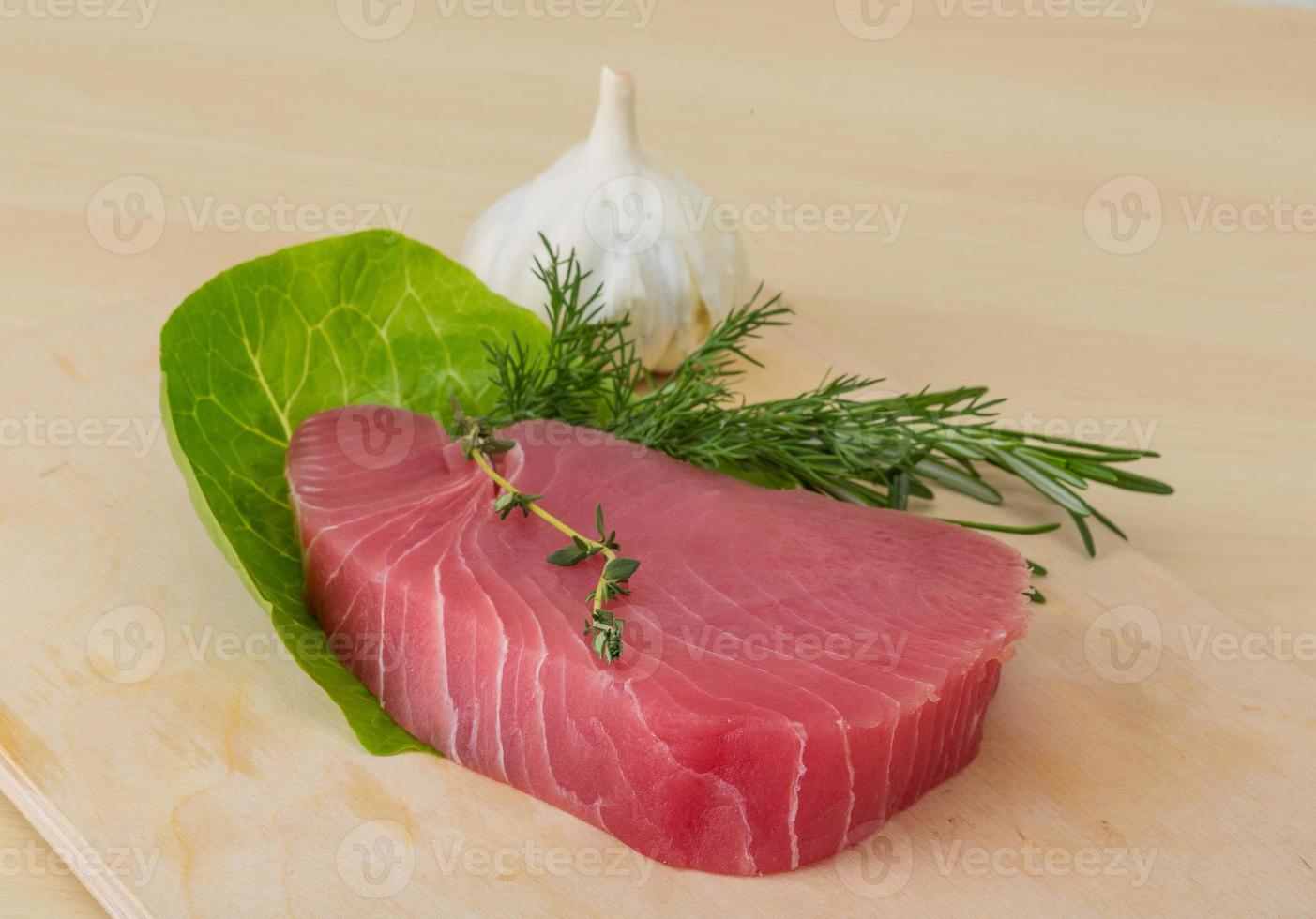 Raw tuna steak 8571771 Stock Photo at Vecteezy