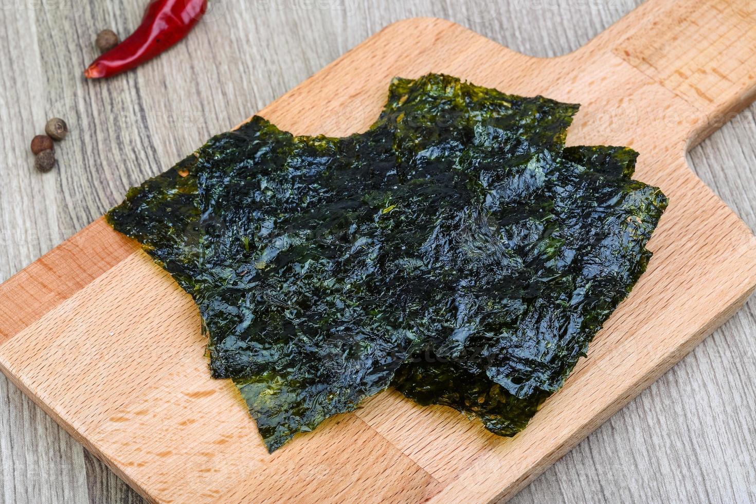 Nori seaweed sheets photo