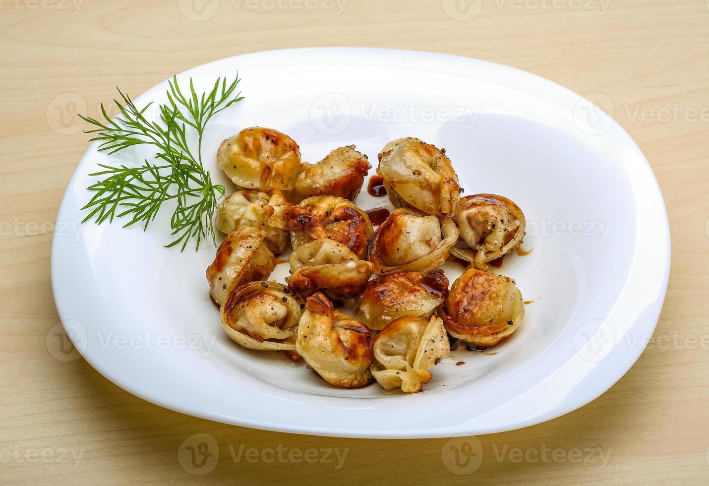 Fried russian dumplings photo