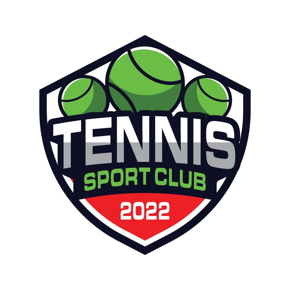 tennis logo design, sports logo vector