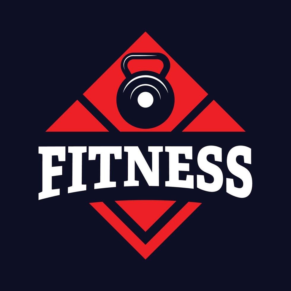 fitness vector graphic design with emblem style. suitable for sports logos, races, competitions, championships, t-shirt designs, stickers, etc