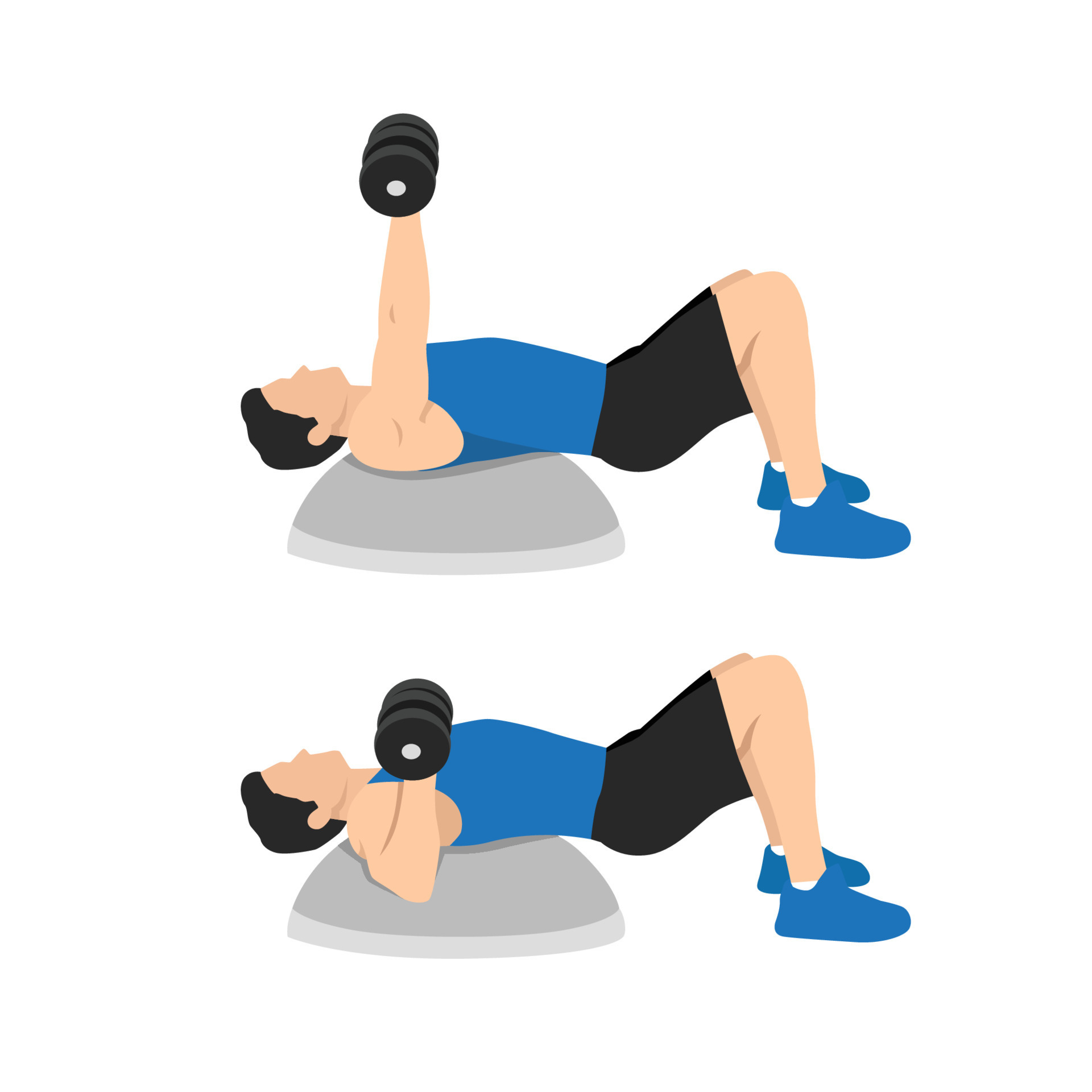 Bosu chest exercises hot sale
