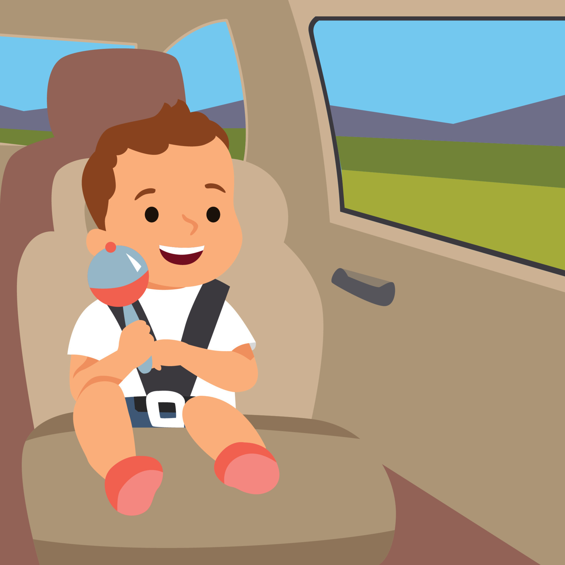 cute baby sitting on the backseat of the car wearing seat belt flat vector illustration 8573033 Vector Art at Vecteezy cute baby sitting on the backseat of the car wearing seat belt flat vector illustration 8573033 Vector Art at Vecteezy