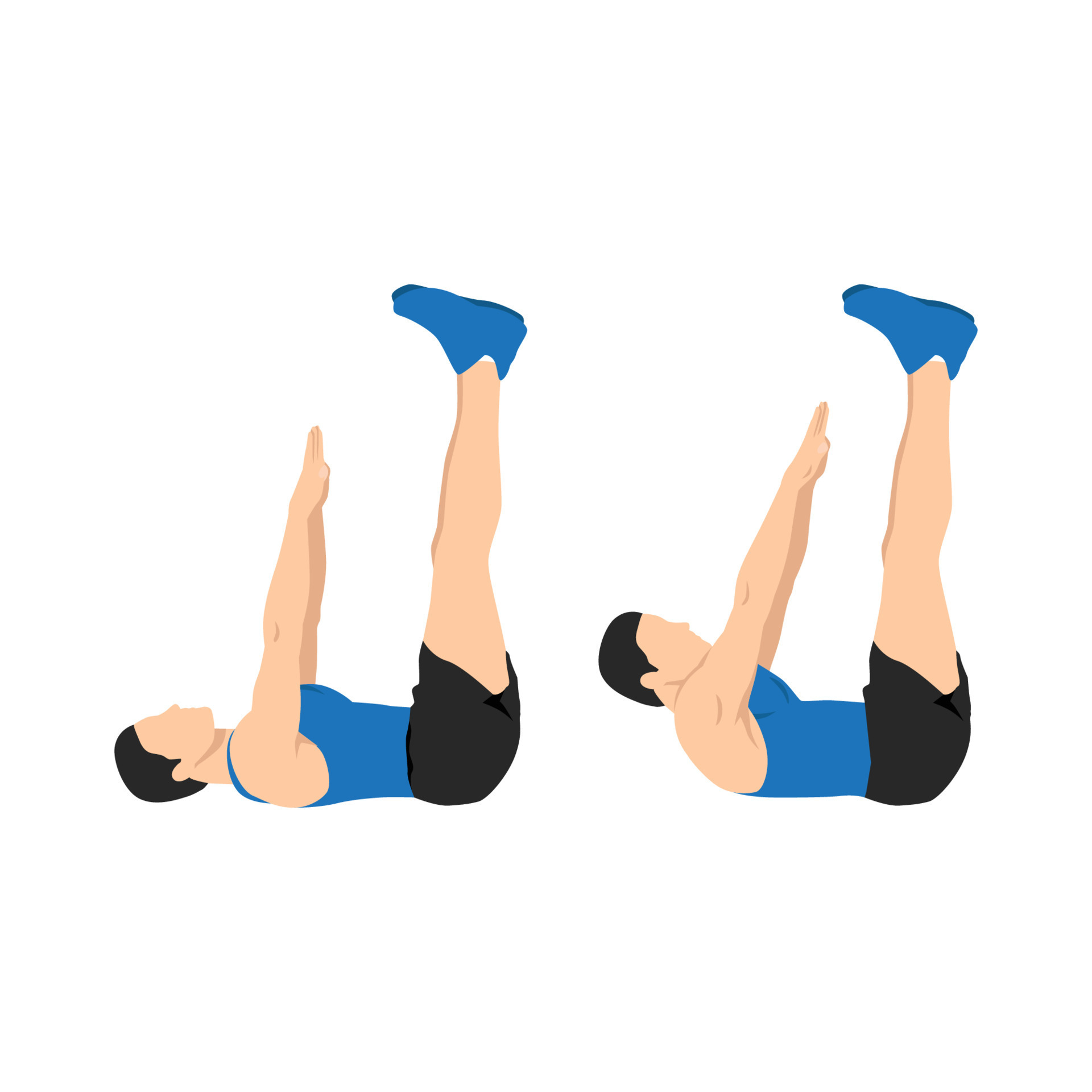 Knee to toe crunches sale