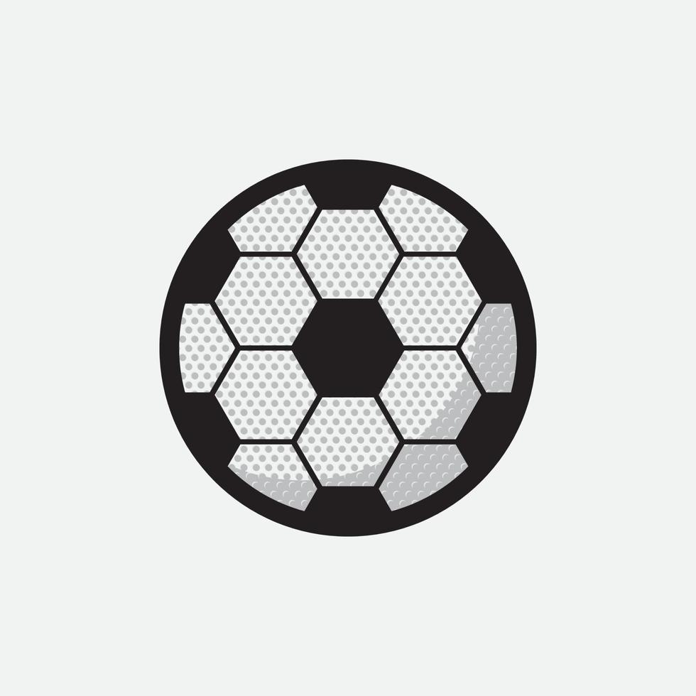 Football ball illustration isolated in white background vector