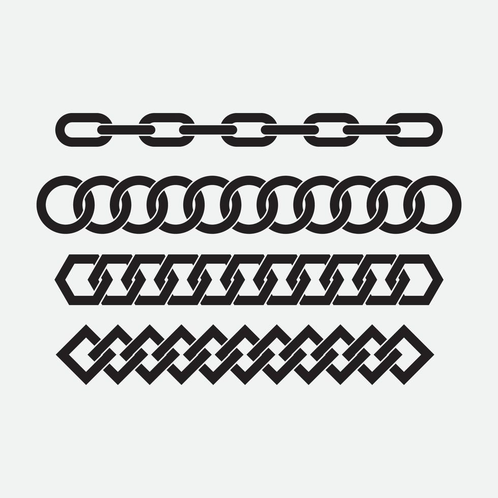Ilustración de vector de diseño de cadena