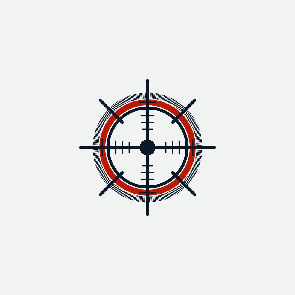 Shooting target vector illustration. Creative design.