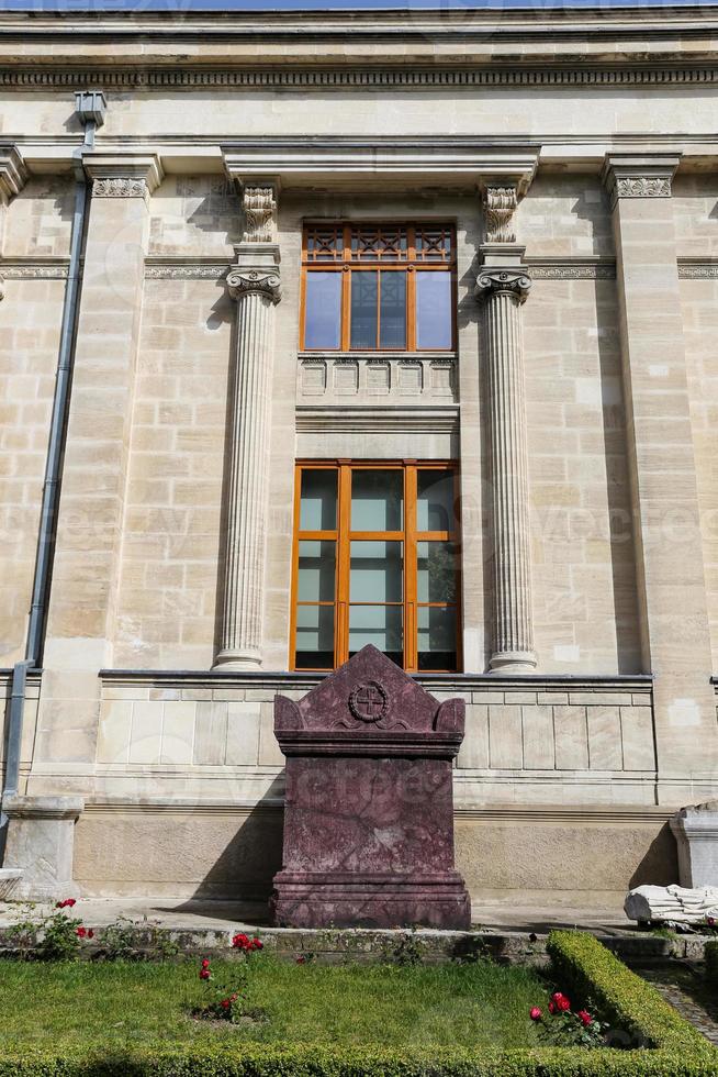 sarcófago en los museos arqueológicos de estambul, estambul, turquía foto