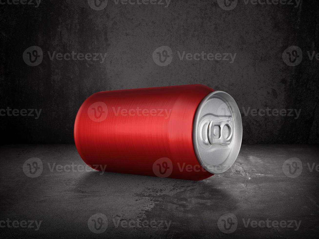 Aluminum cans on concrete Wall Background Scene Dark photo