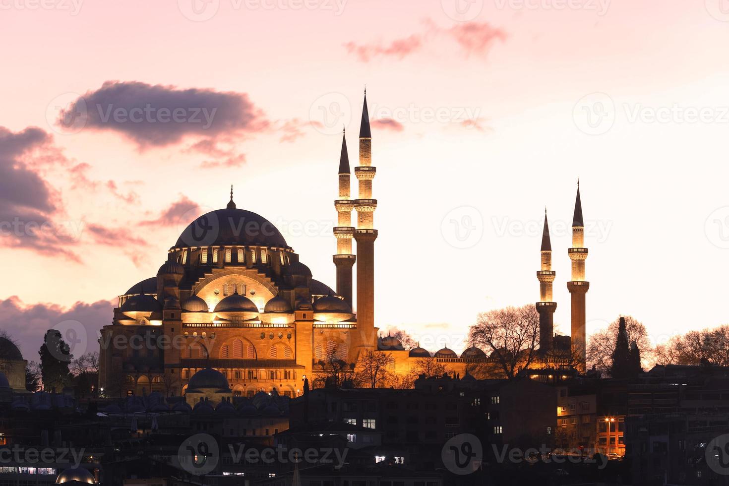 Mezquita de Süleymaniye en Estambul, Turquía foto