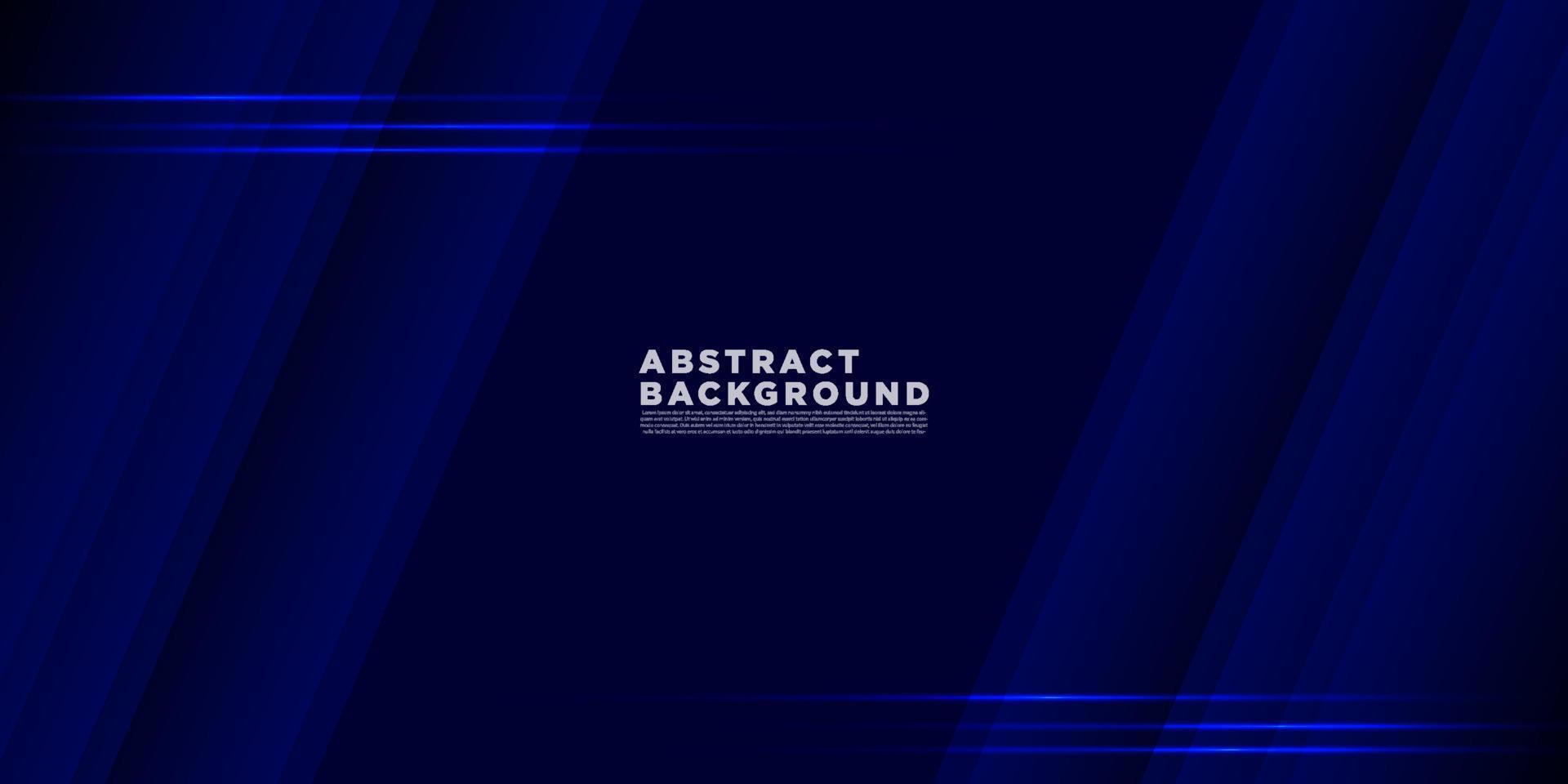 Modern Vector Abstract, science, futuristic, energy technology concept. Digital image of light rays, stripes lines with blue light, speed and motion blur over dark blue background. Eps10