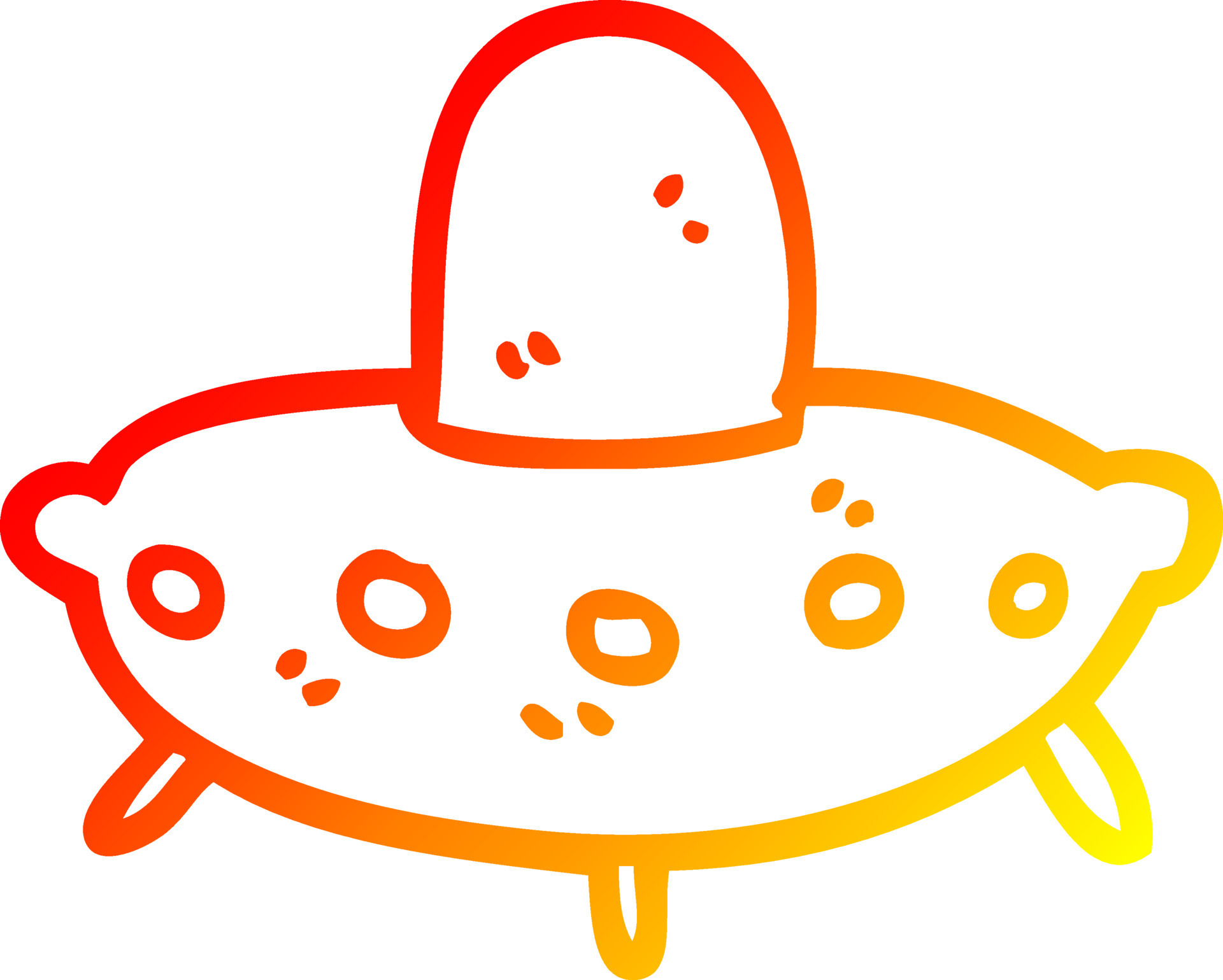 warm gradient line drawing cartoon alien spaceship 8575128 Vector Art at Vecteezy warm gradient line drawing cartoon alien spaceship 8575128 Vector Art at Vecteezy
