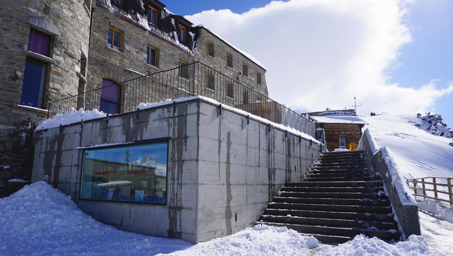 building gornergrat in Switzerland, Europe photo