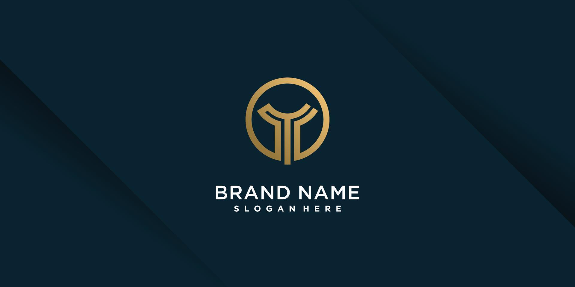 logotipo de letra y con estilo de elemento creativo premium vector parte 7