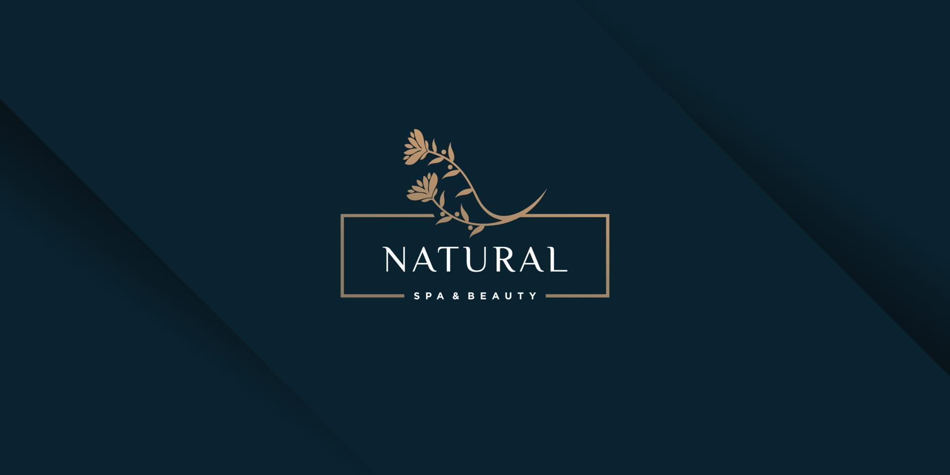 Beauty logo with creative element concept Premium Vector part 5