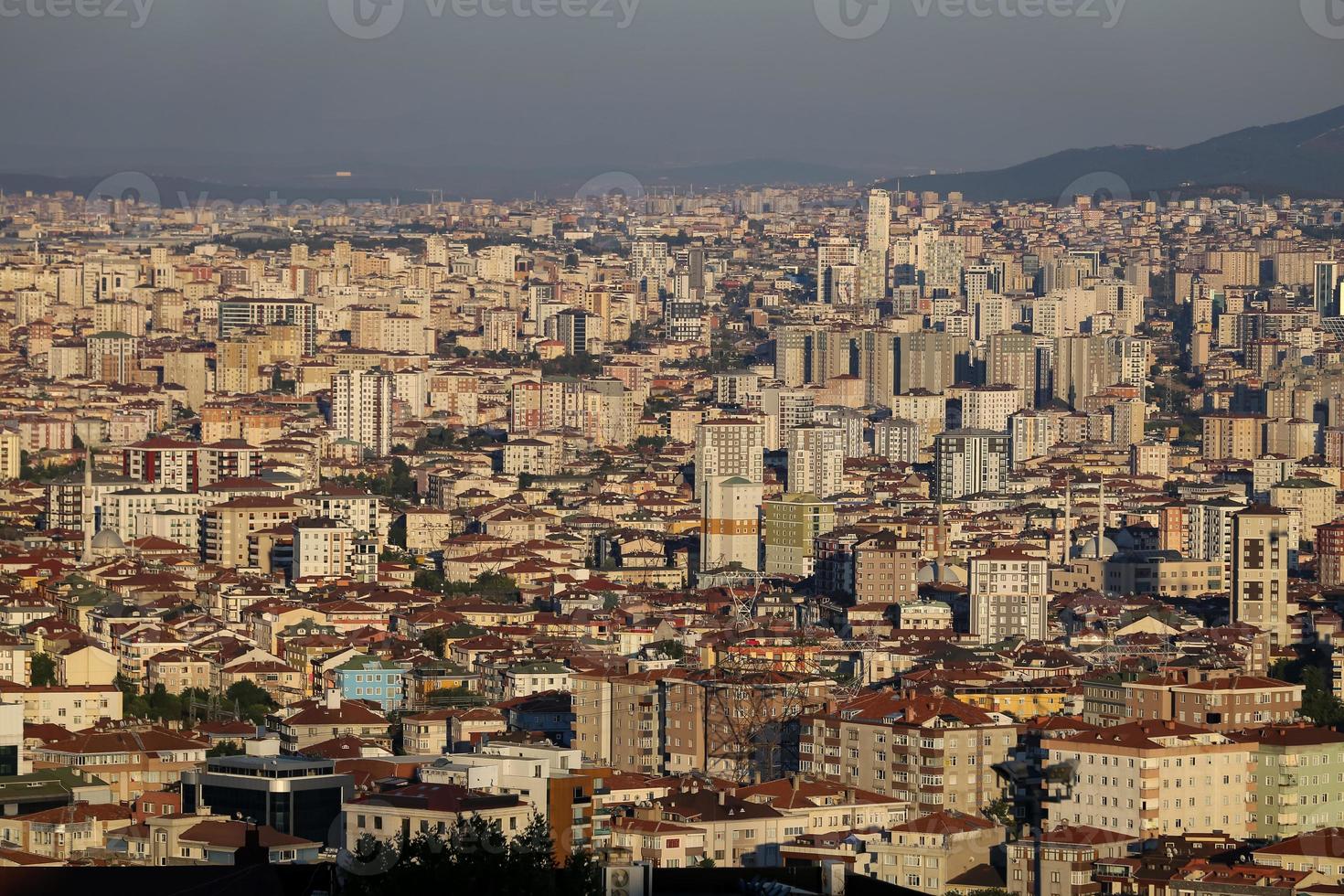 Buildings in Istanbul City, Turkey photo