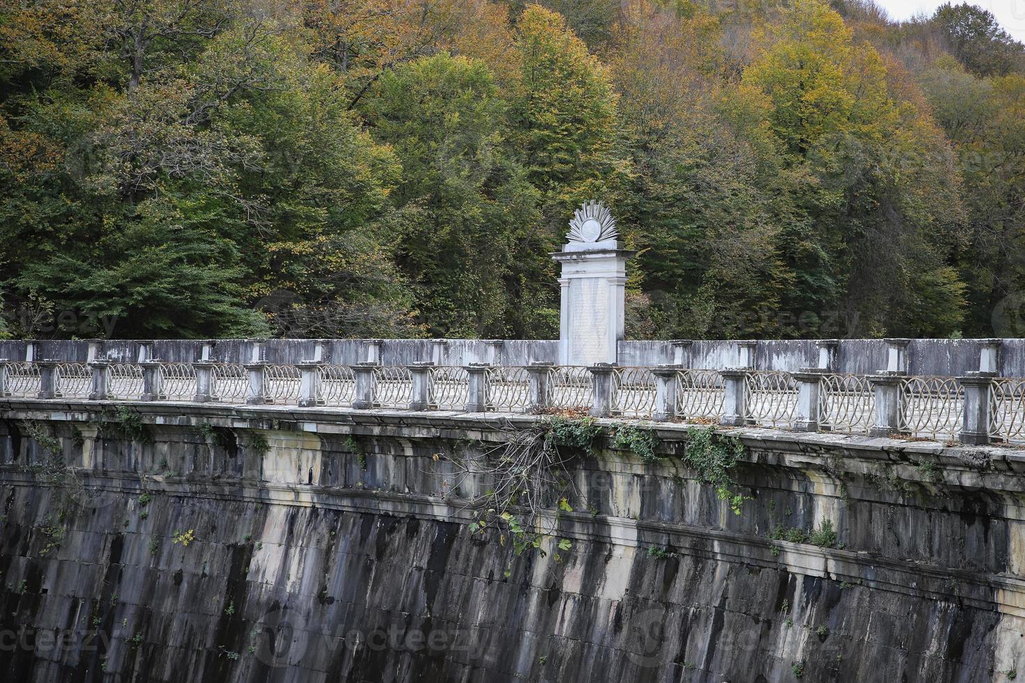 Old and historic dam photo