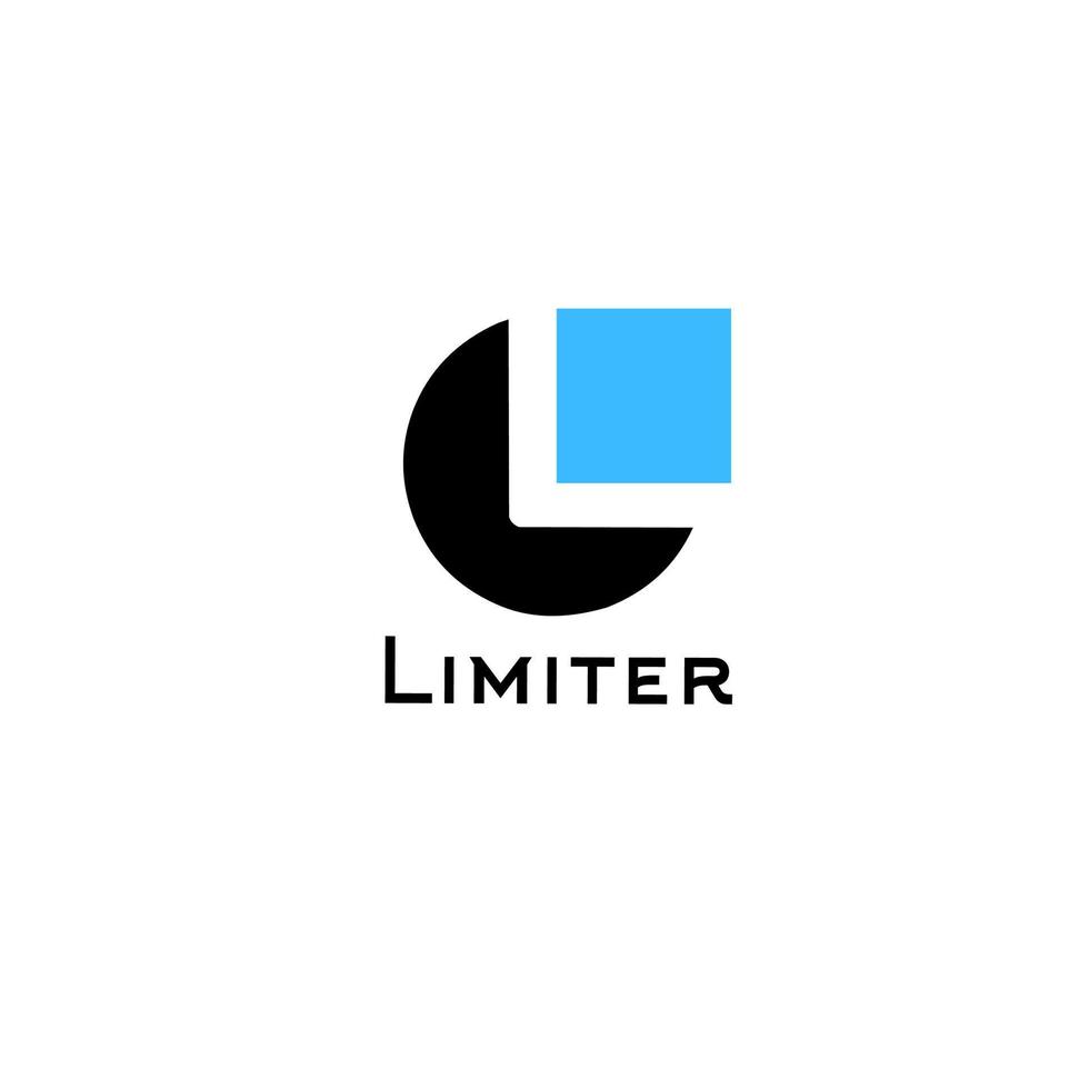 diseño de logotipo limitador vector