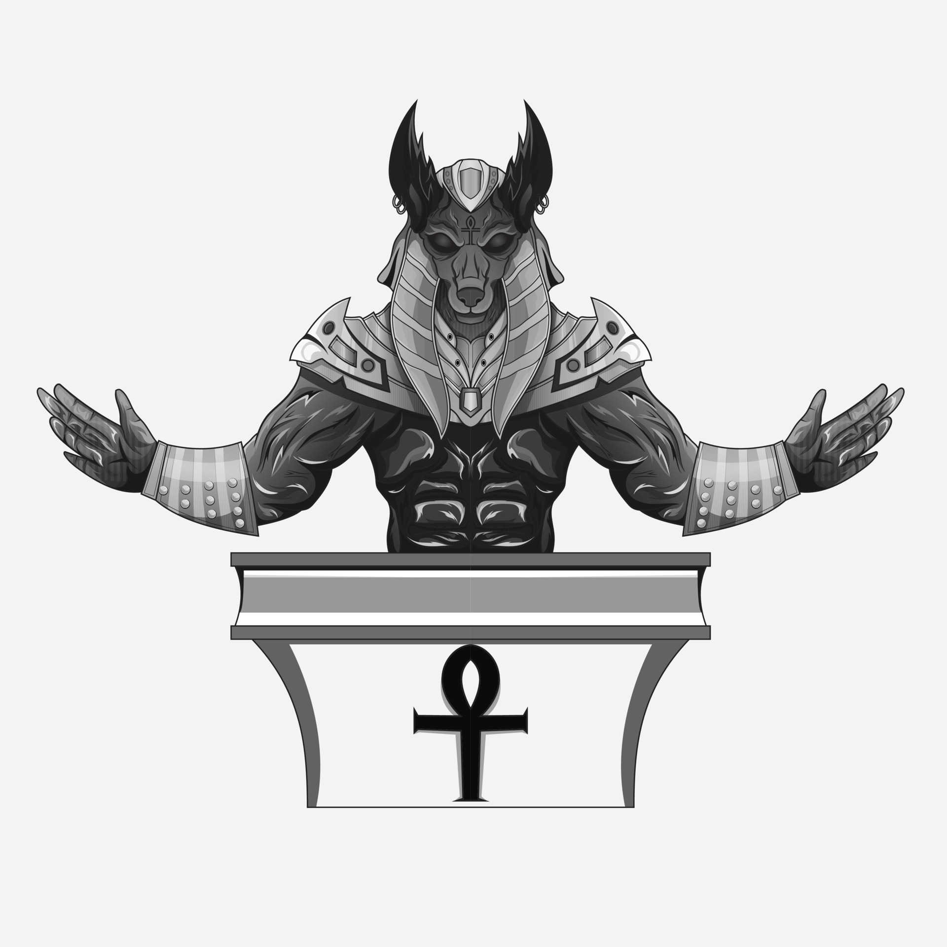 Dillon Forte on Instagram 𓁢 Anubis is the ancient Egyptian god of death  mummification and guardian of the gate to the afterlife 