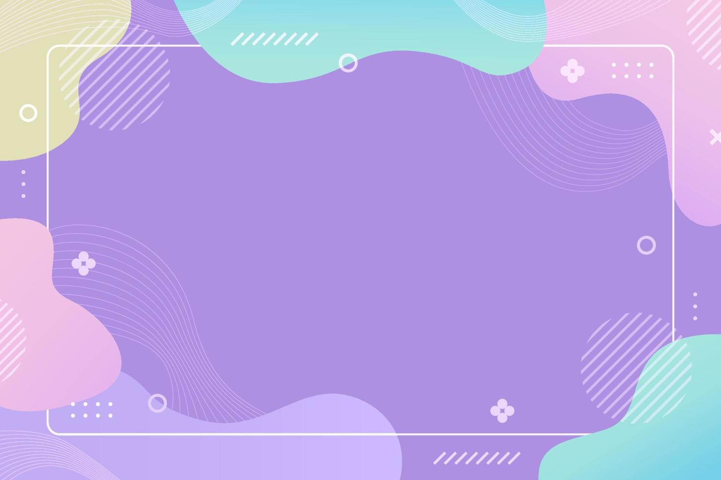 Abstract Wavy Pastel Color Background vector