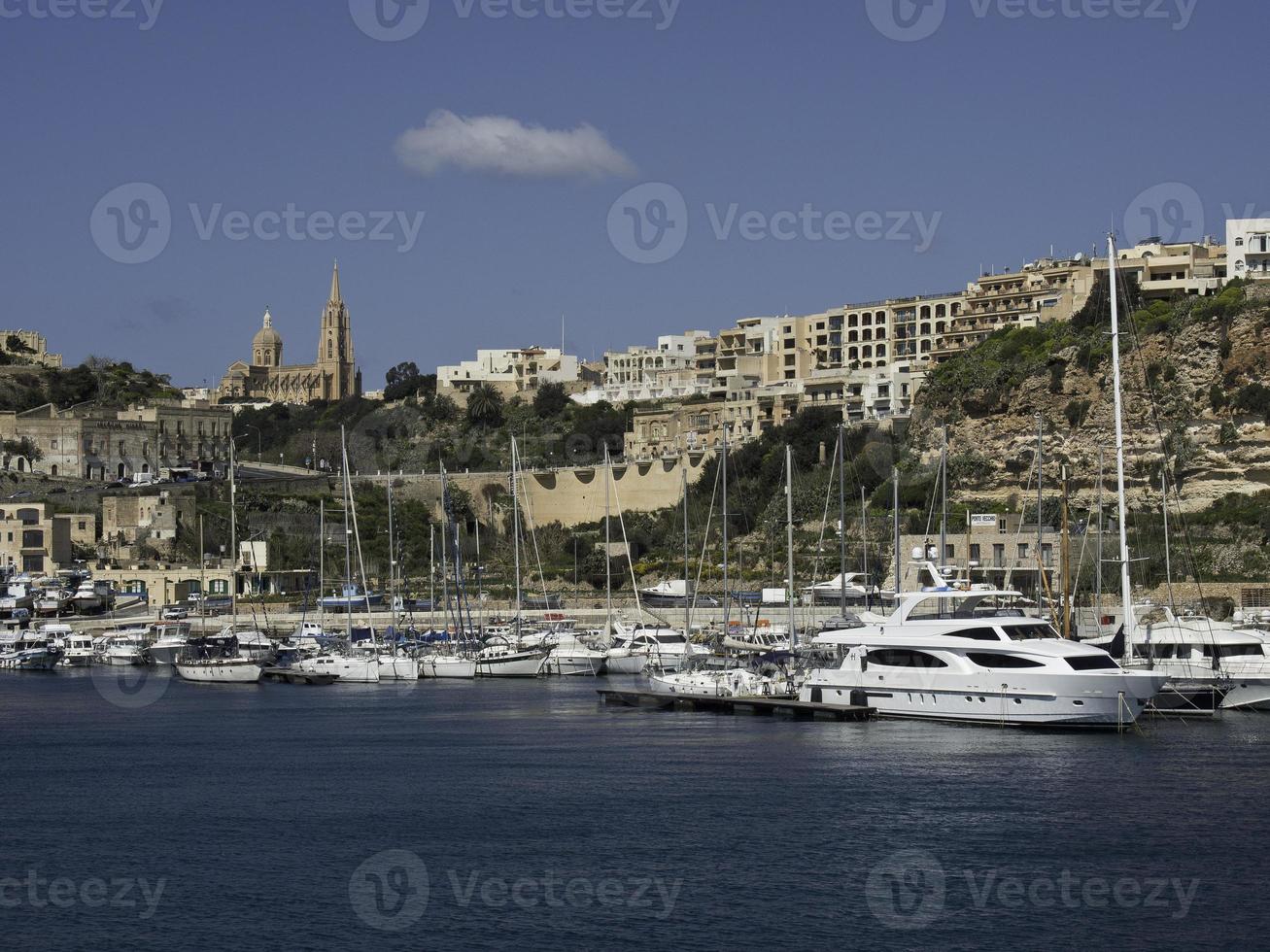 the island of gozo on the mediterranean sea photo