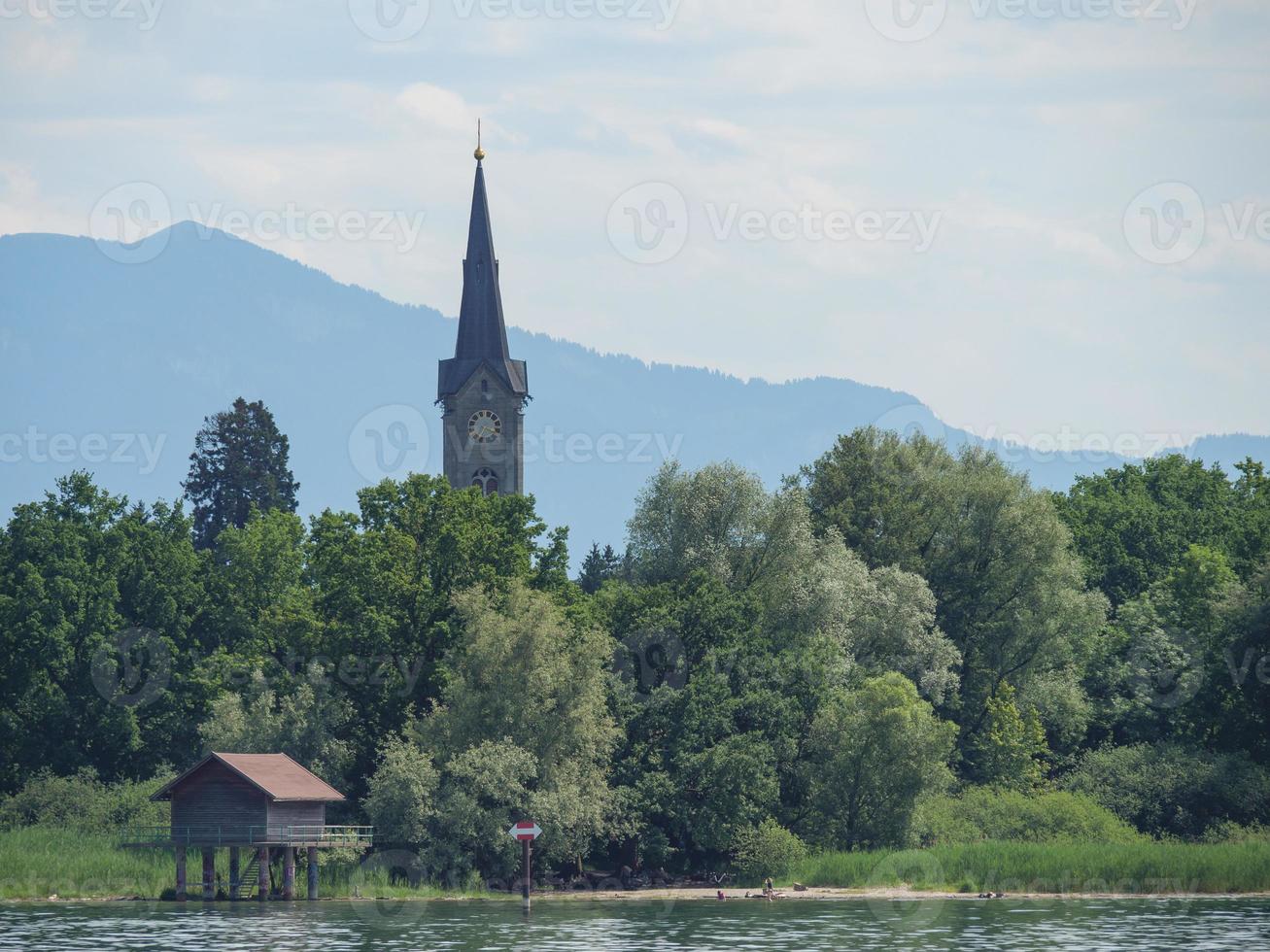 bregenz y lindau en el lago de constanza foto