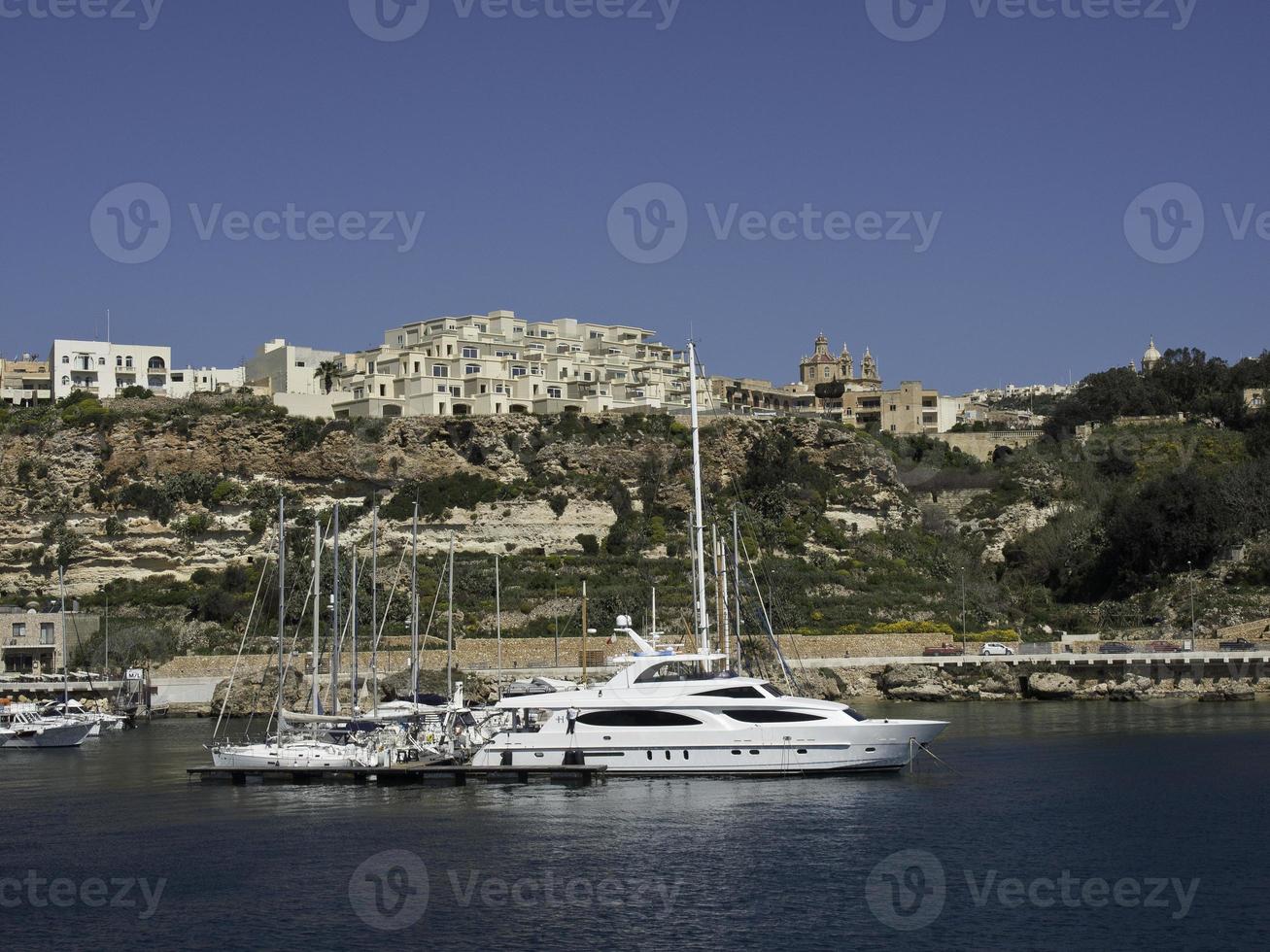 the island of gozo on the mediterranean sea photo