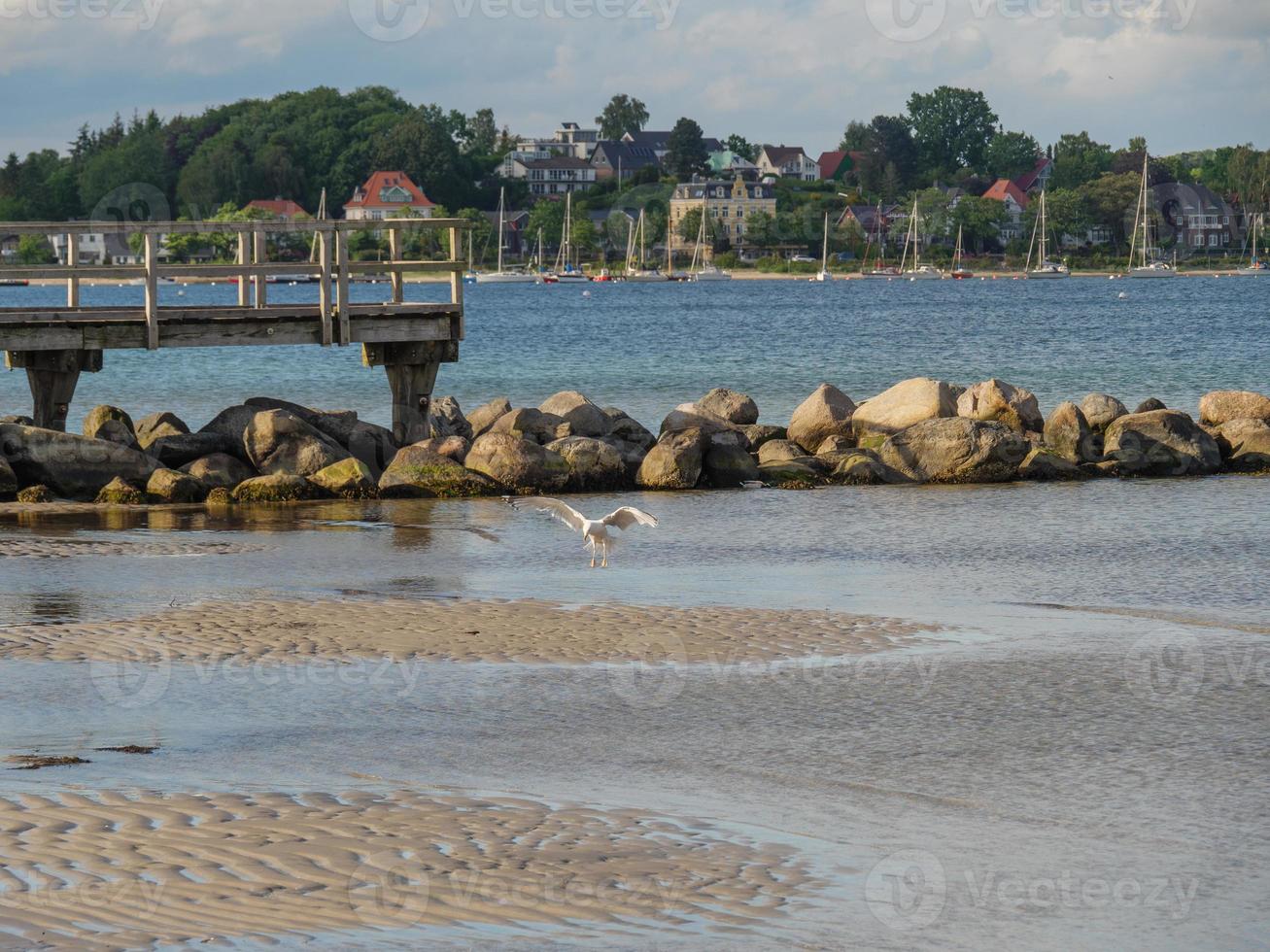 the city of Eckernfoerde at the baltic sea photo