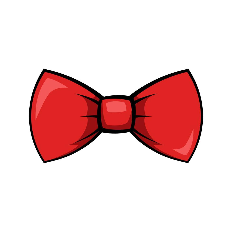 bow tie vector isolated on white background