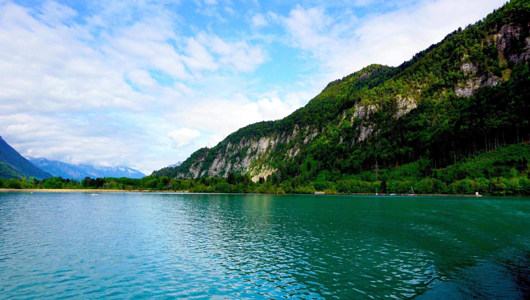 Landscape of Thun Lake photo