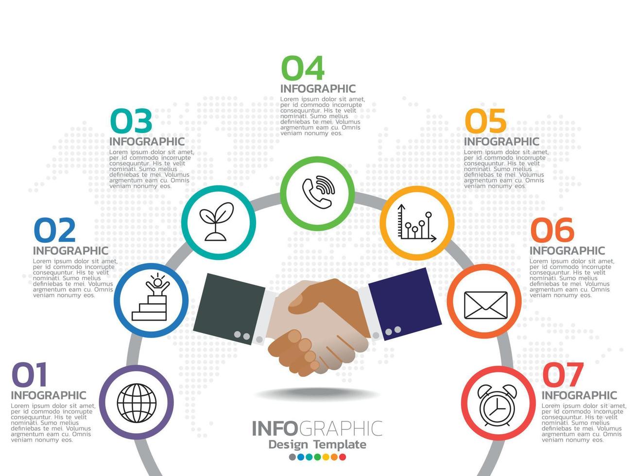 Timeline infographic design vector and marketing icons