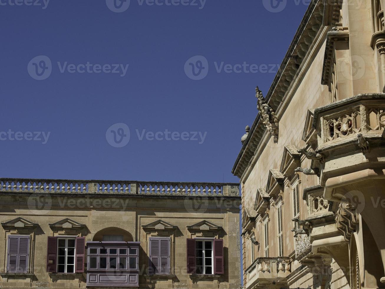 la ciudad vieja de mdina en malta foto