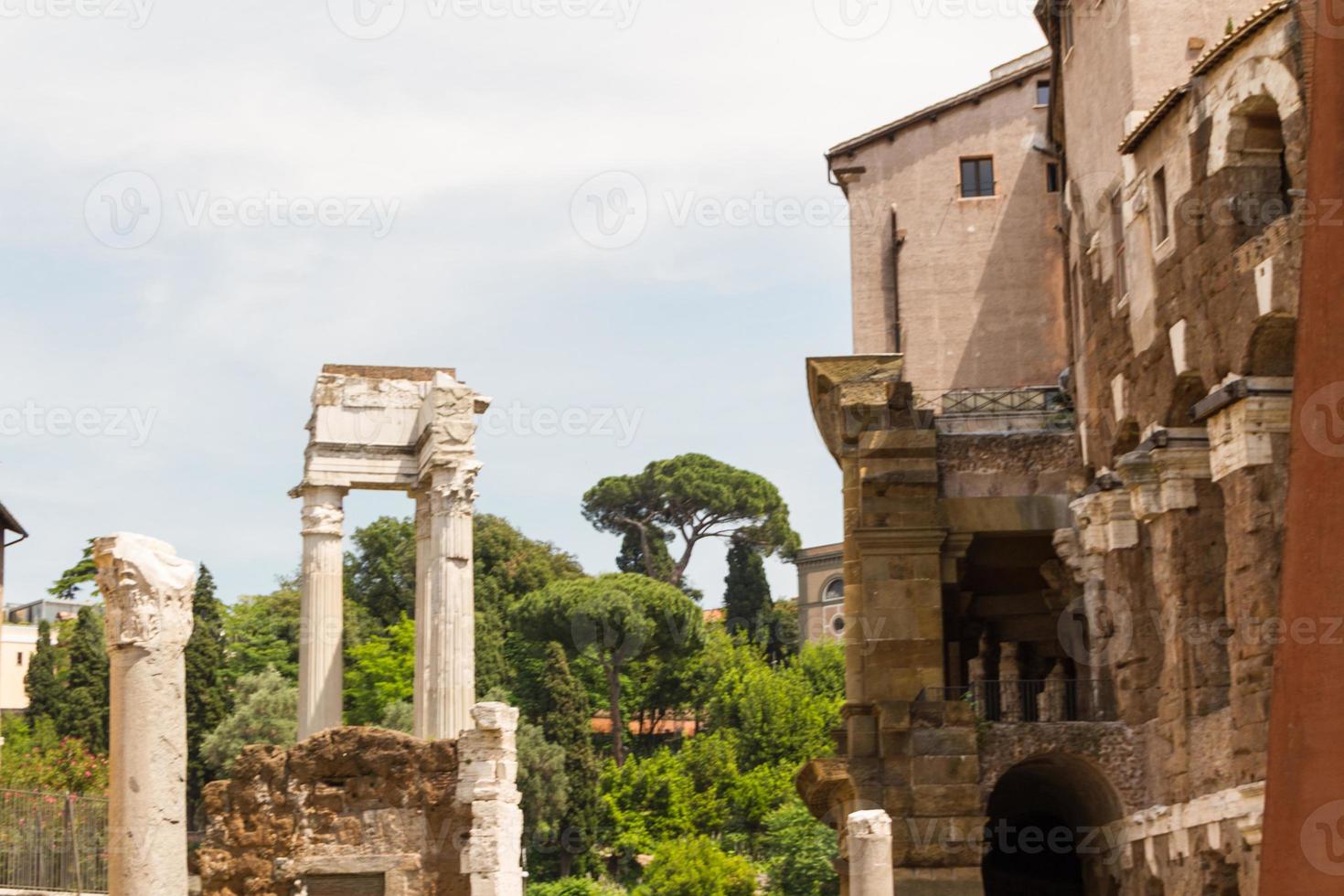 Ruins by Teatro di Marcello, Rome - Italy photo