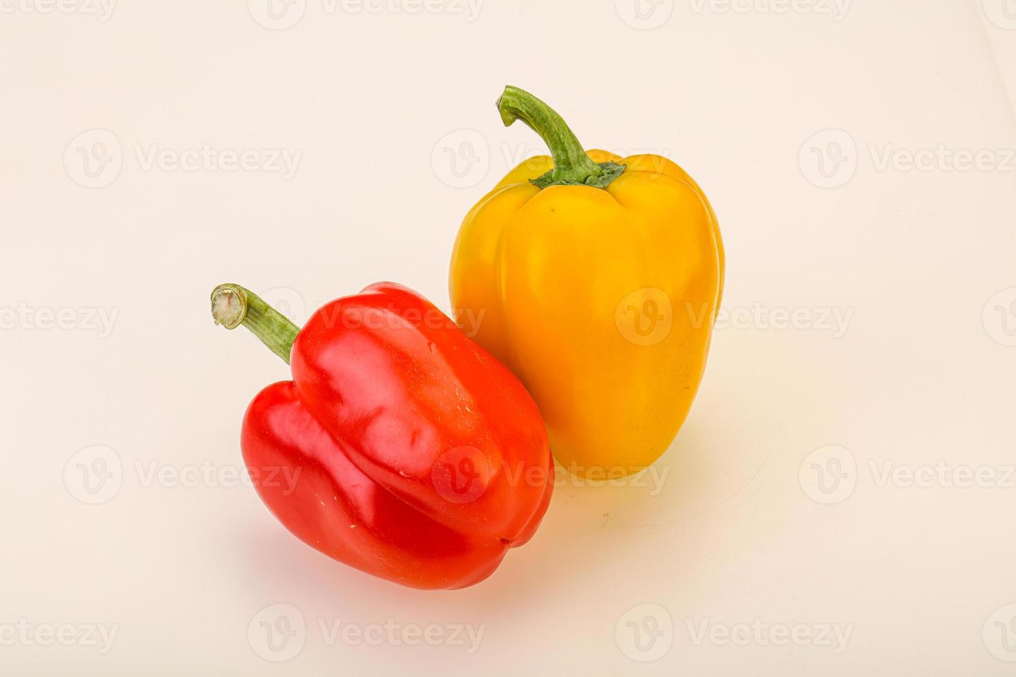 Ripe sweet Bulgarian bell pepper photo