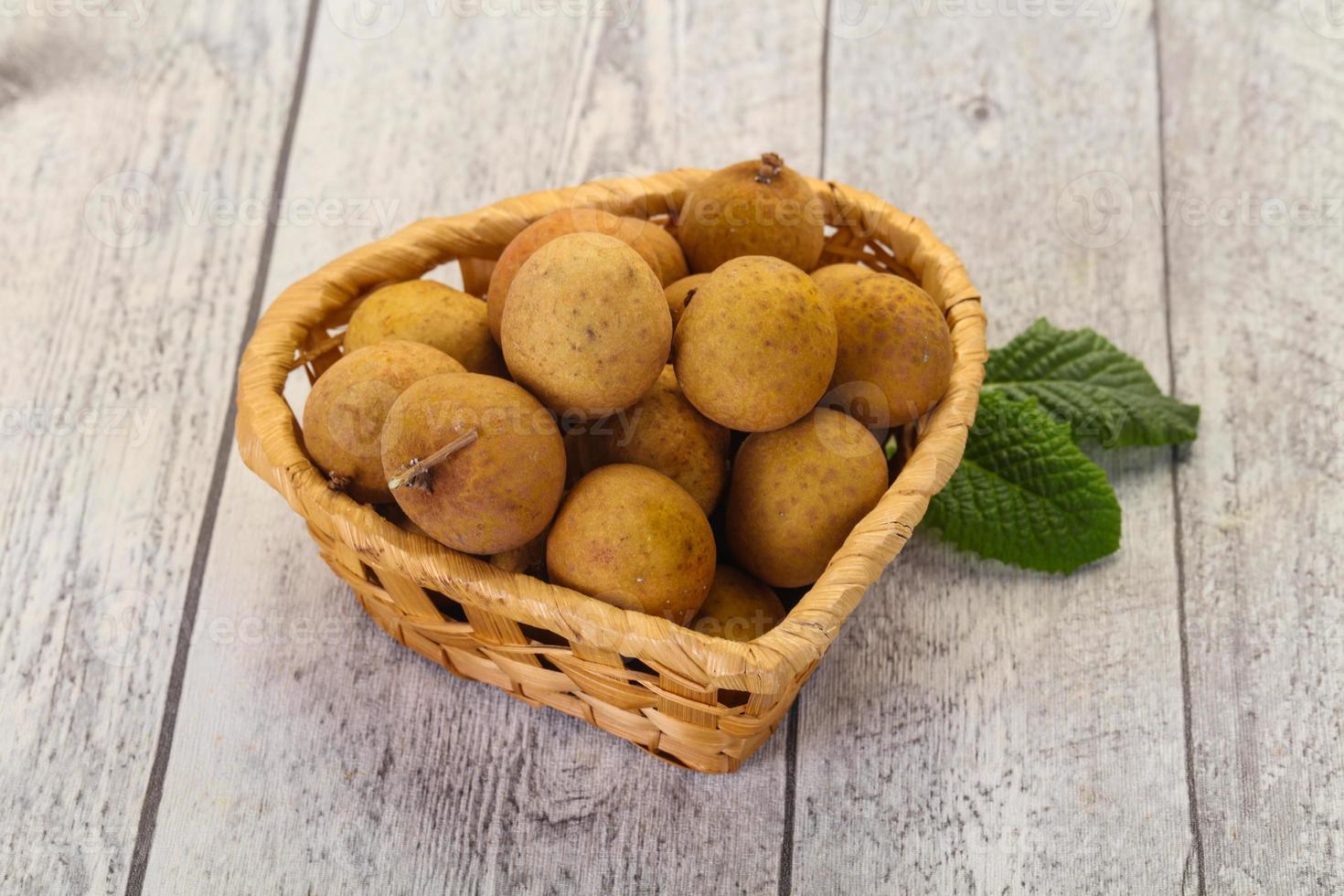 Tropical fruit longan photo