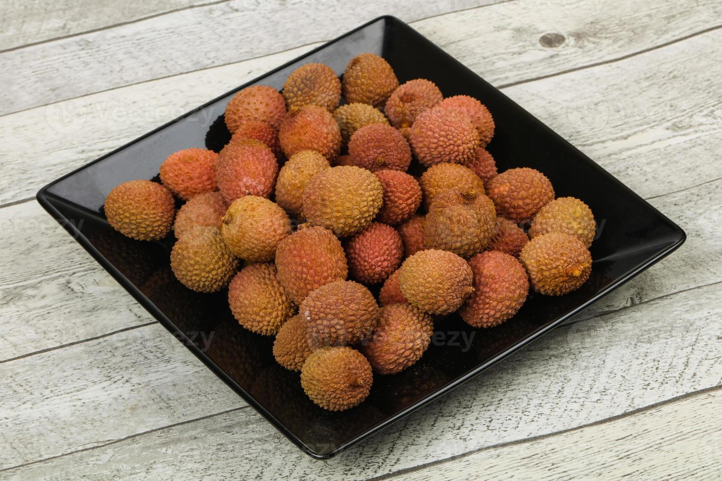 Tropical fruit lychee photo