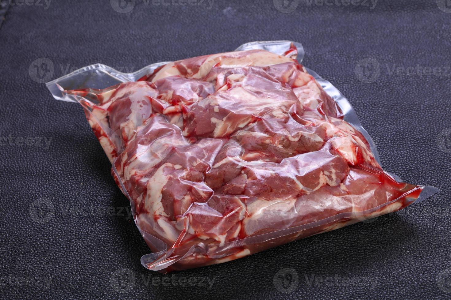 Lamb meat pack photo