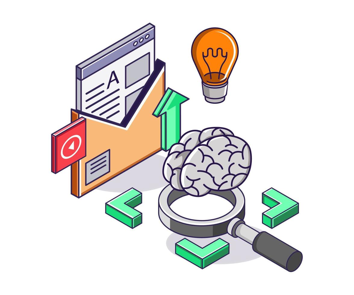 Artificial intelligence search for sending email data vector