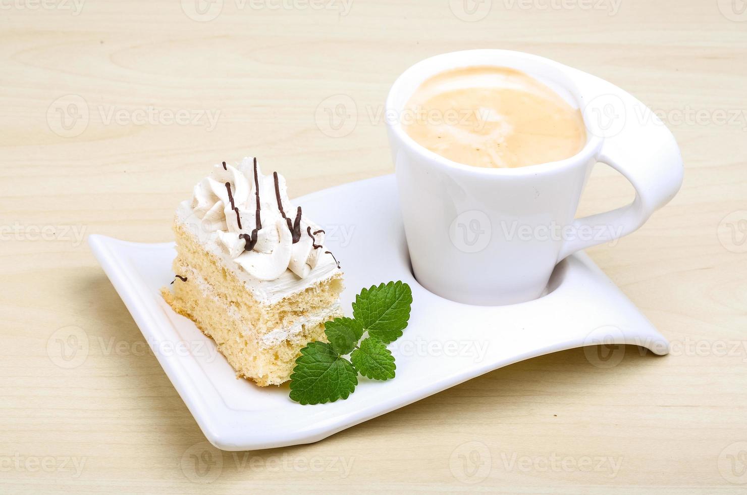Coffee with cake photo