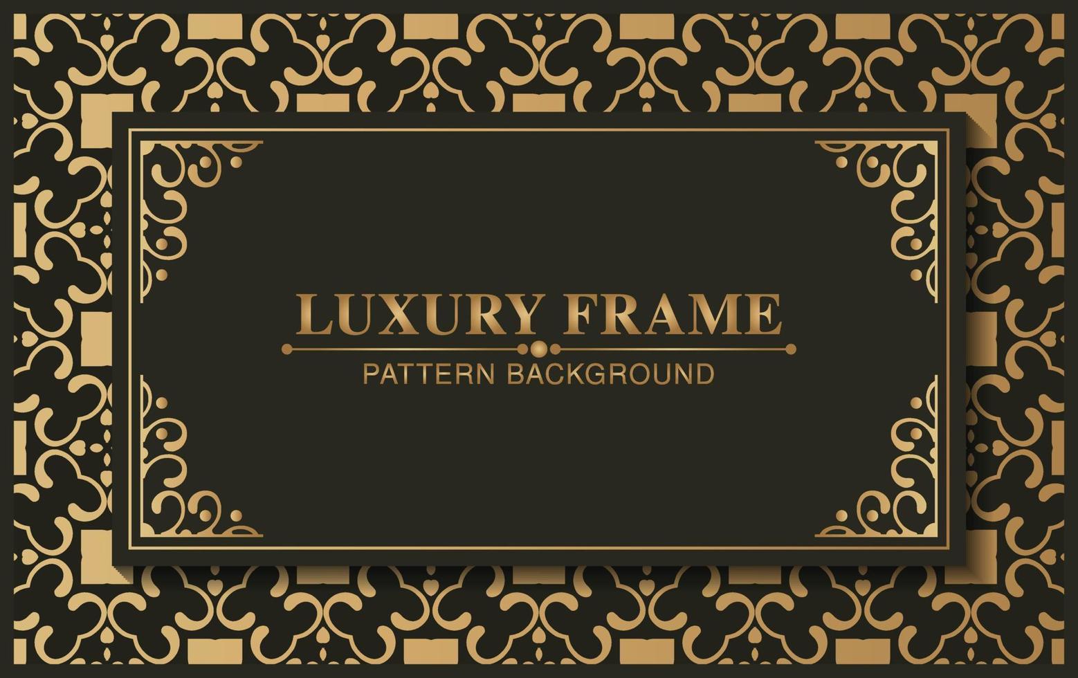 Elegant decorative frame design background vector