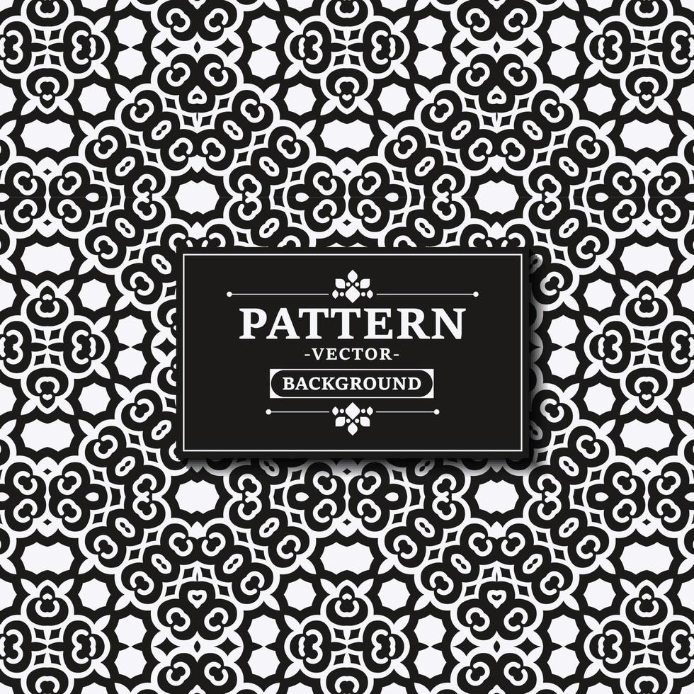 flat ornament line pattern design vector