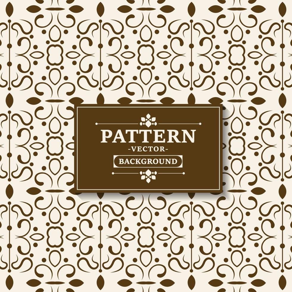 flat ornament line pattern design vector
